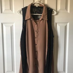 Forever 21+ Sleeveless Blouse